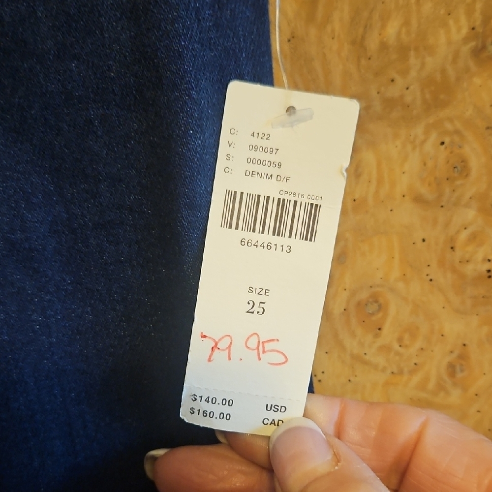 Anthropologie Pilcro Wide-Leg Pants - Deep Blue - Picture 4 of 9